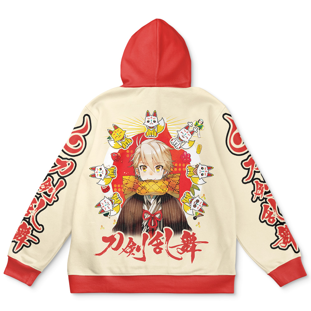Buildercar - Cute Foxes Touken Ranbu Streetwear Hoodie