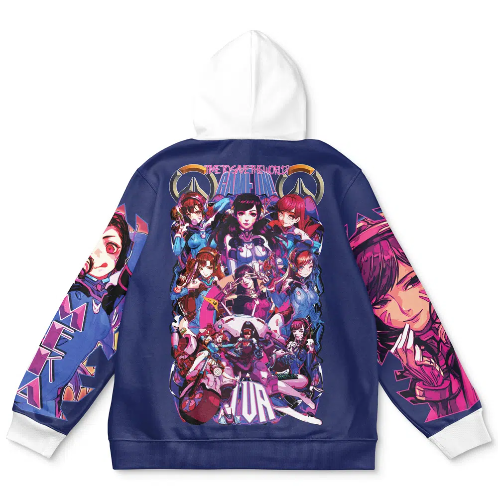 Buildercar - D. Va Overwatch Streetwear Hoodie