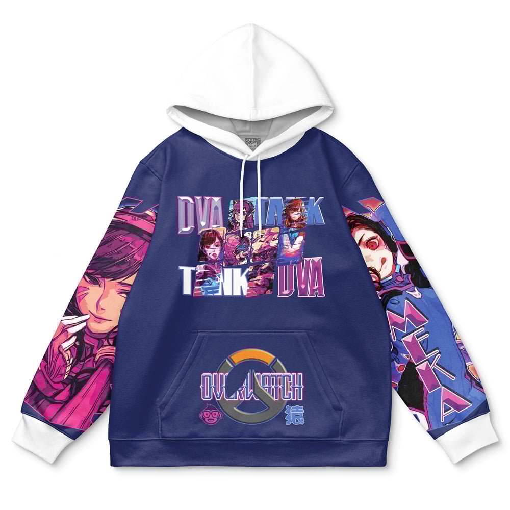 Buildercar - D. Va Overwatch Streetwear Hoodie - Image 2