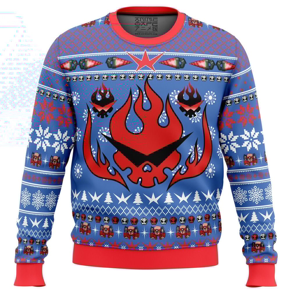 Buildercar - Dai-Gurren Tengen Toppa Gurren Lagann Ugly Christmas Sweater