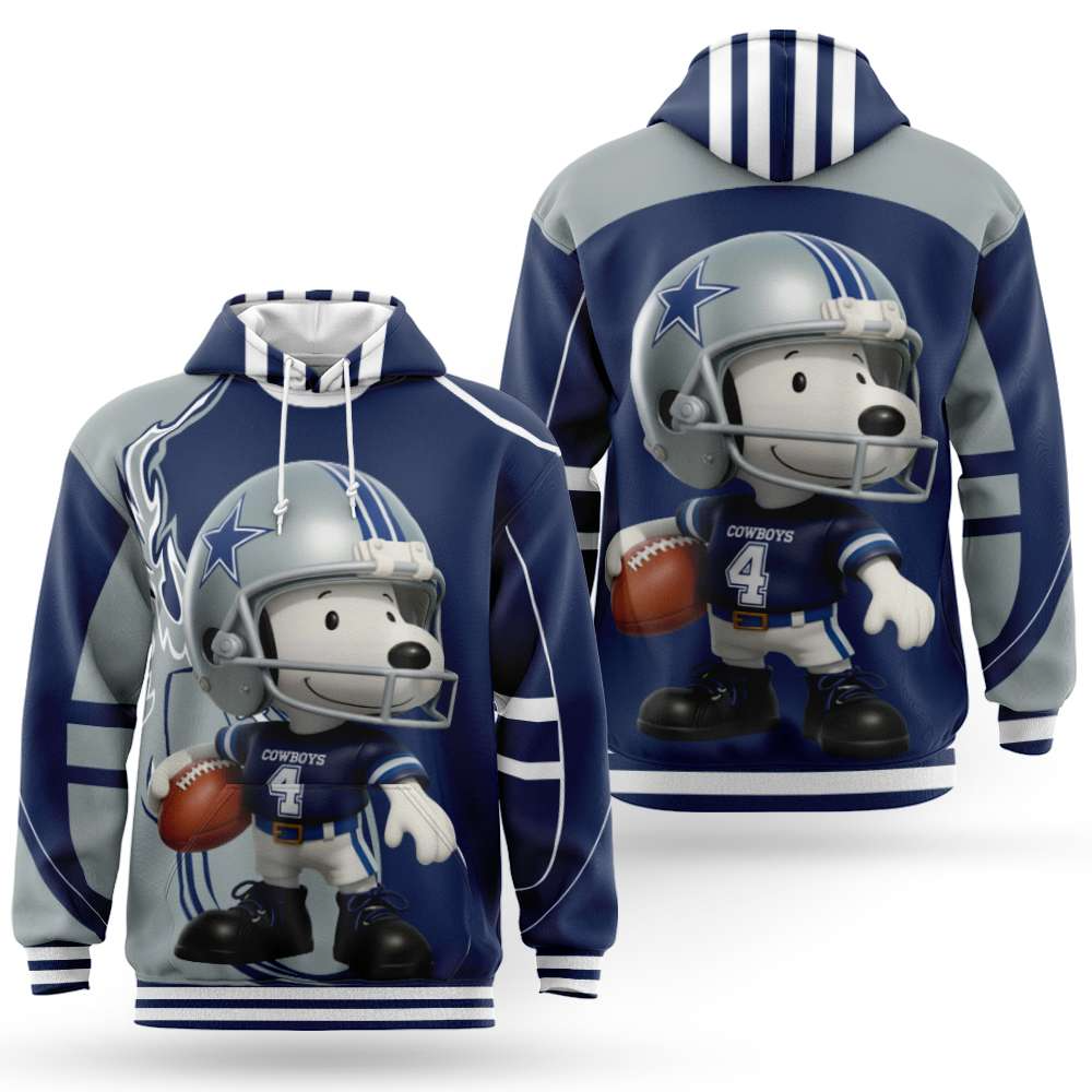 Buildercar - Dallas Cowboys Premium NFL x Snoopy Hoodie