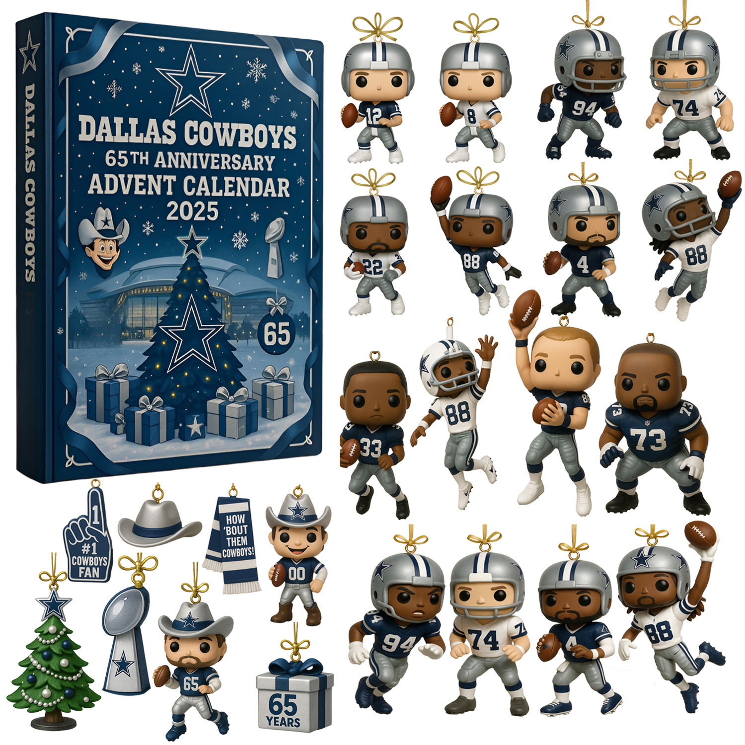Buildercar - Dallas Cowboys x NFL Anniversary Advent Calendar