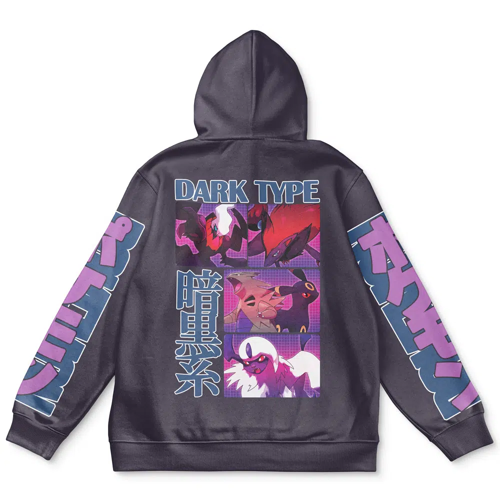 Buildercar - Dark Type Pokemon Streetwear Hoodie
