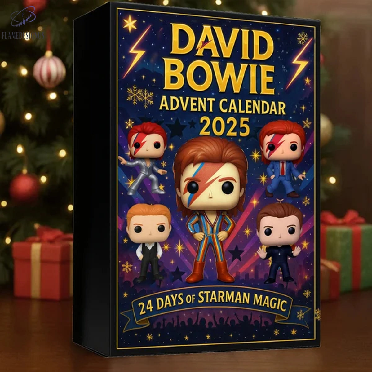Buildercar - David Bowie Advent Calendar 2025 -2D Acrylic
