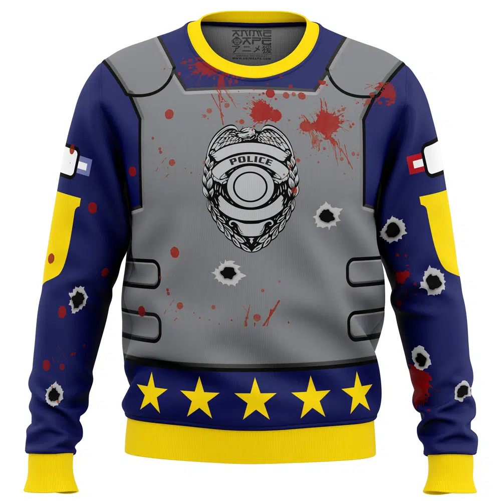 Buildercar - Davis Tapp Wary Greetings Dead by Daylight Ugly Christmas Sweater