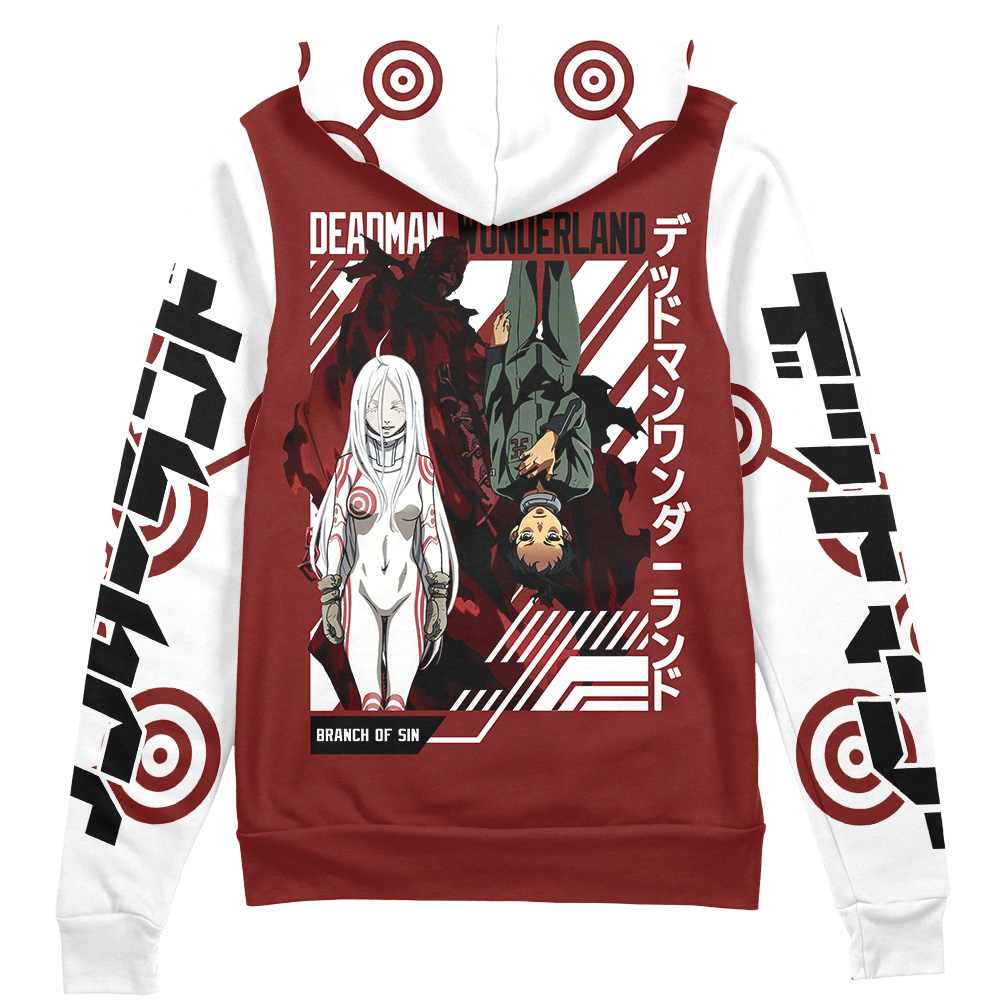 Buildercar - Deadman Wonderland Streetwear Zip Hoodie Jacket