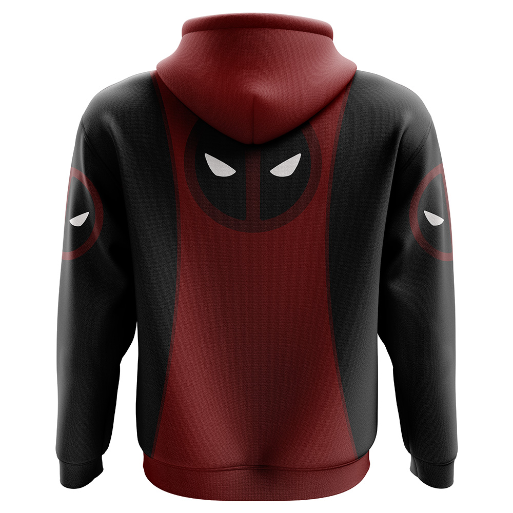 Buildercar - Deadpool Marvel Comics Hoodie - Image 2