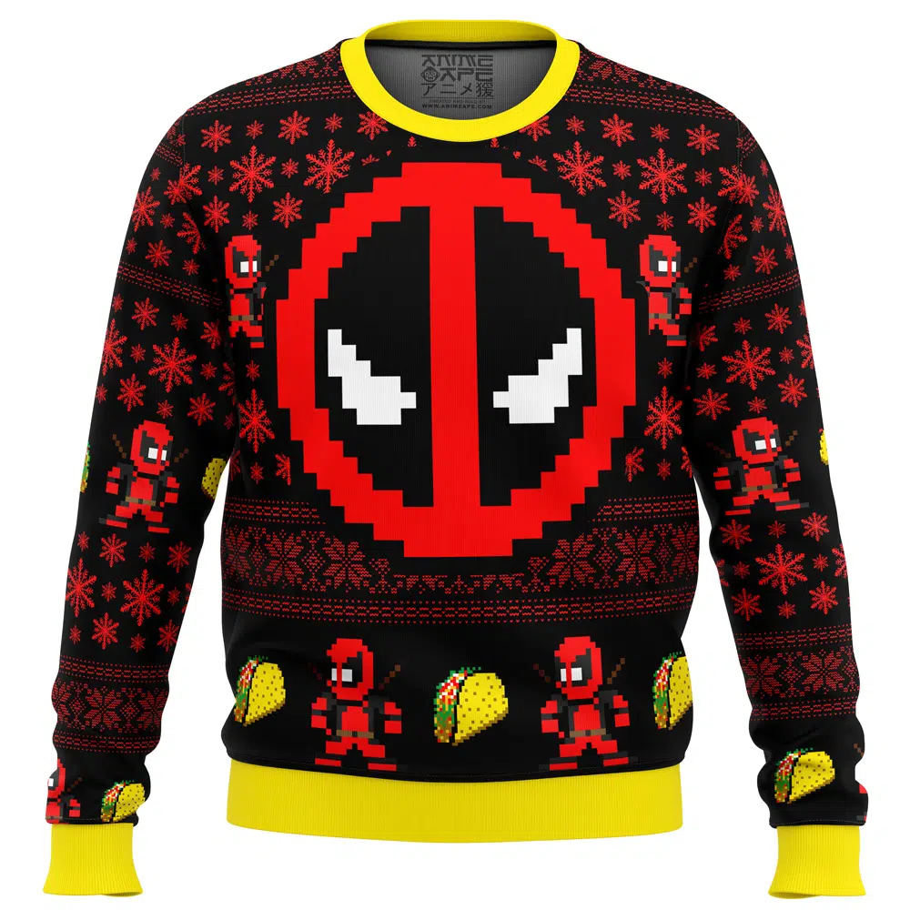 Buildercar - Deadpool Ugly Christmas Sweater