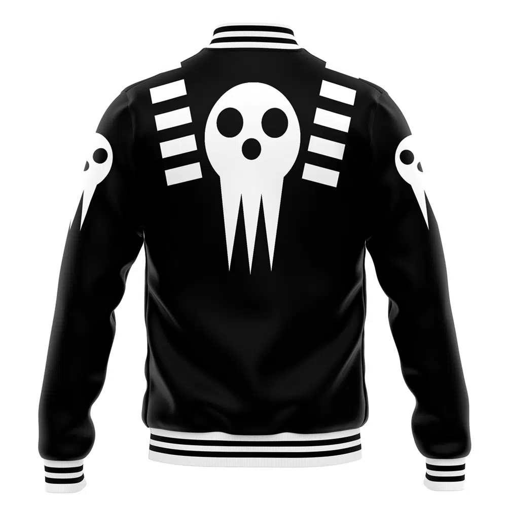 Buildercar - Death the Kid Soul Eater Varsity Jacket