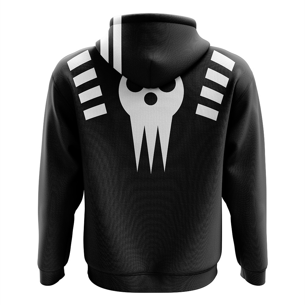 Buildercar - Death the Kid Soul Eater Zip Hoodie Jacket - Image 2