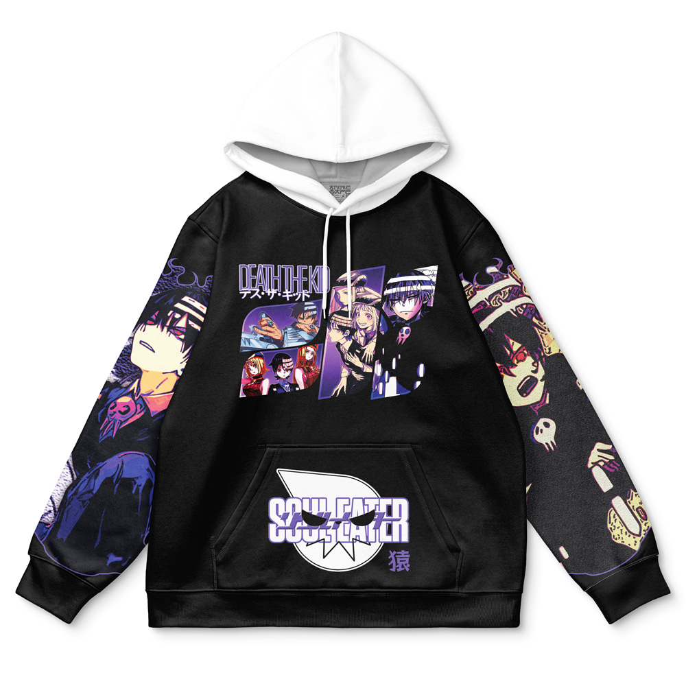 Buildercar - Death the Kid V2 Soul Eater Streetwear Hoodie - Image 2