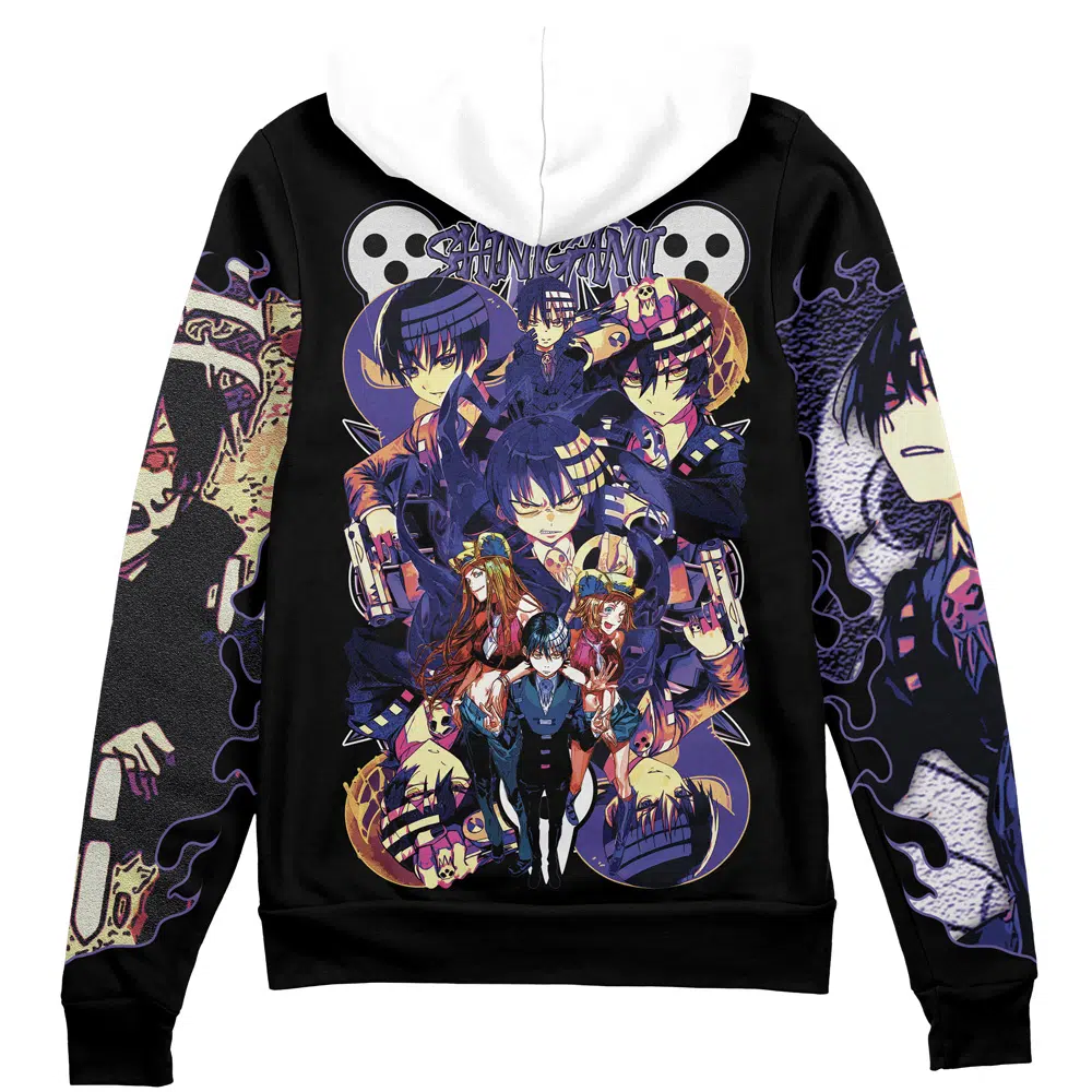 Buildercar - Death the Kid V2 Soul Eater Streetwear Zip Hoodie Jacket