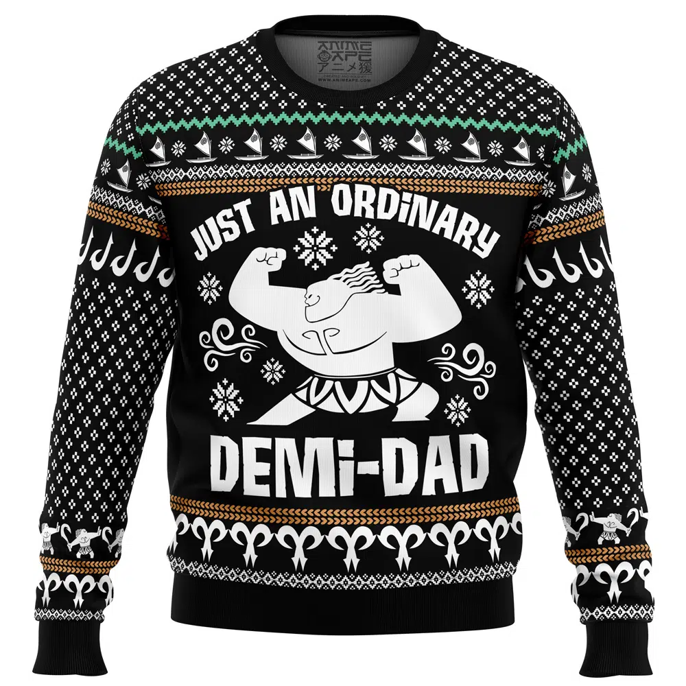 Buildercar - Demi Dad Moana Ugly Christmas Sweater