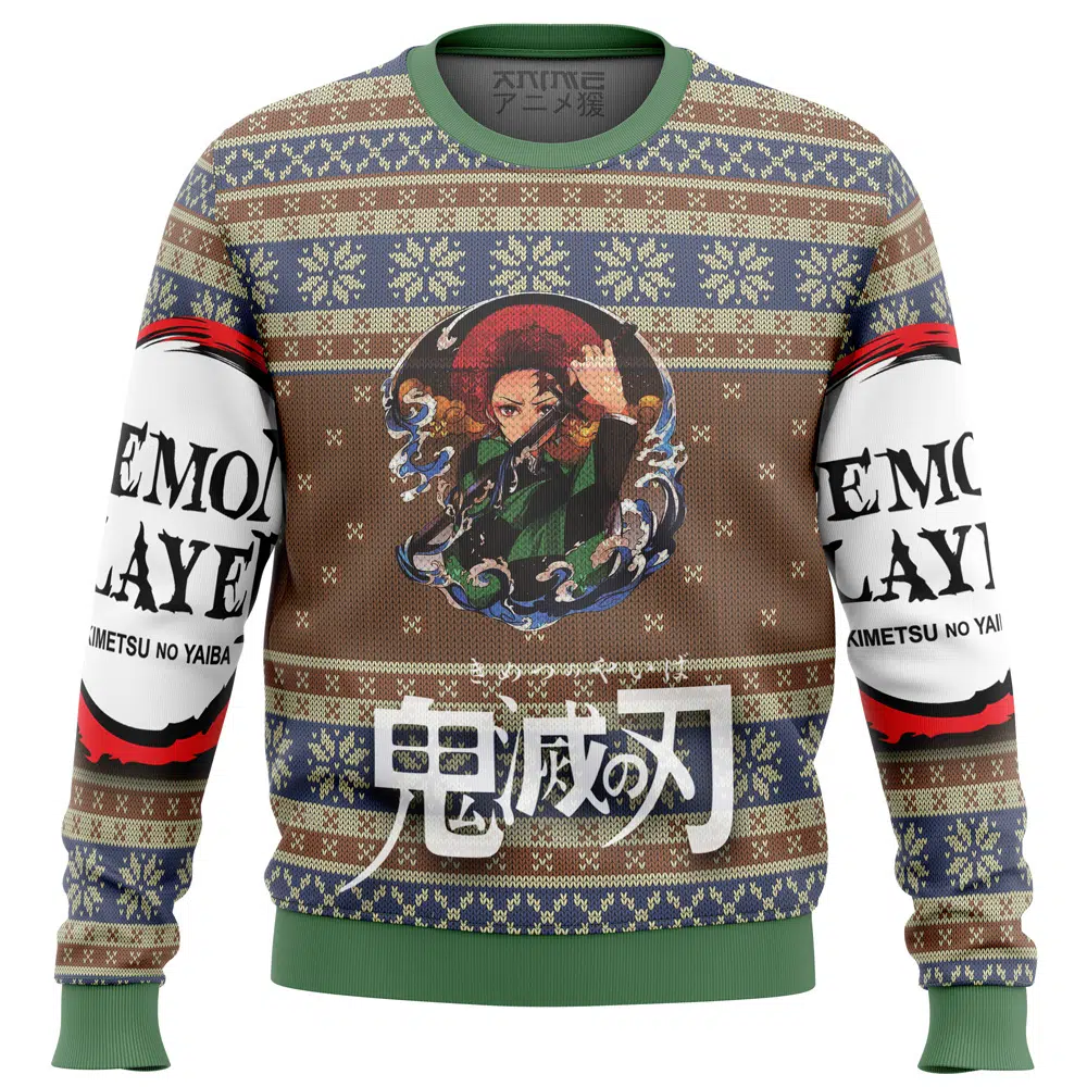Buildercar - Demon Slayer Alt Ugly Christmas Sweater