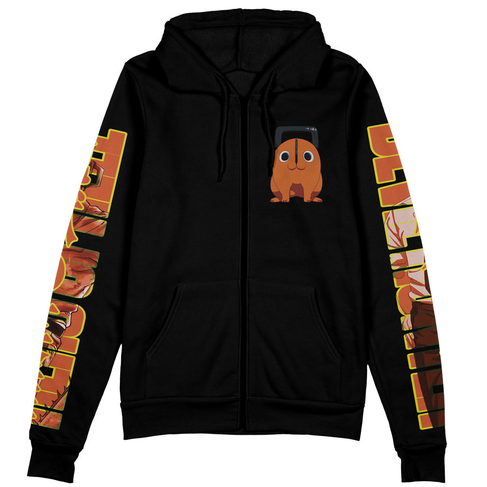 Buildercar - Denji Chainsaw Man Streetwear Zip Hoodie Jacket - Image 2