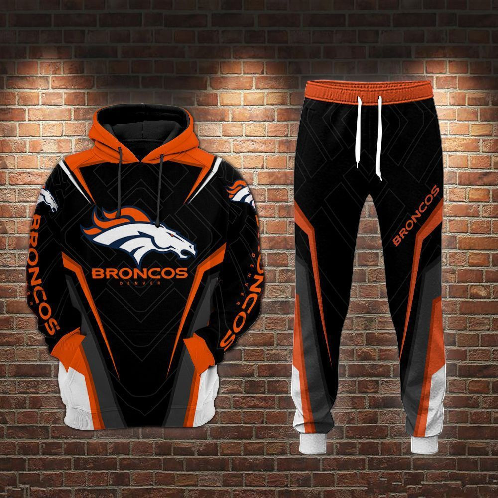 Buildercar - Denver Broncos Hoodie & Jogger 006