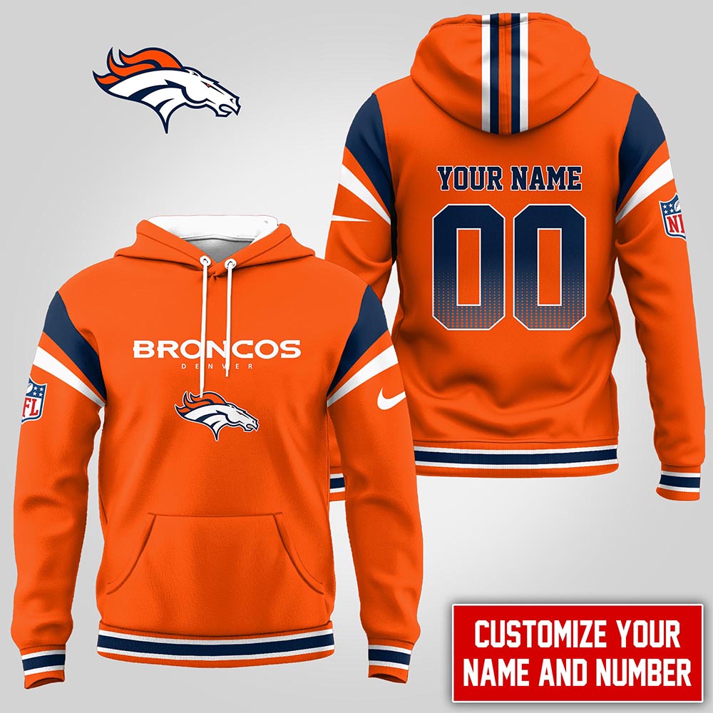 Buildercar - Denver Broncos | Premium NFL Customized Hoodie