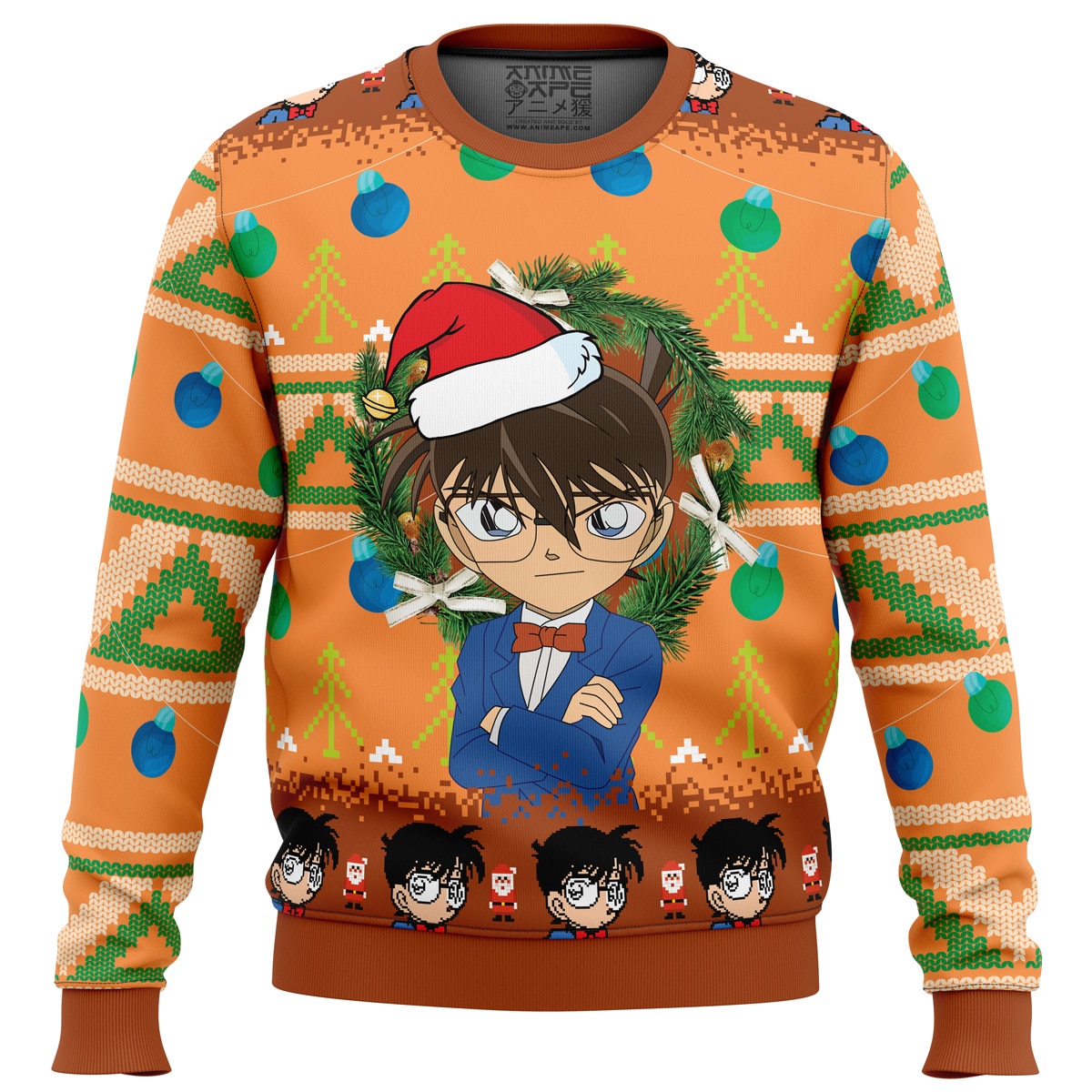 Buildercar - Detective Conan Ugly Christmas Sweater