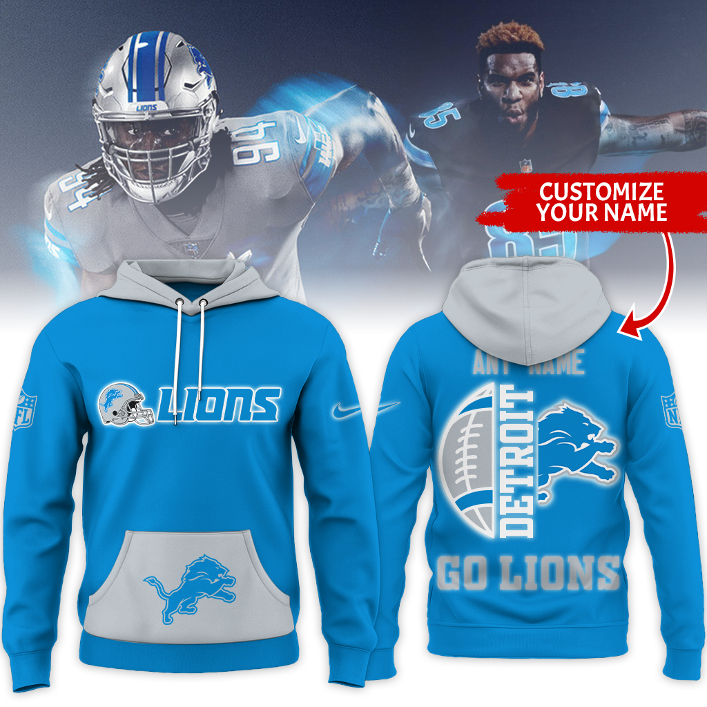 Buildercar - Detroit Lions Premium NFL Color Rush Hoodie
