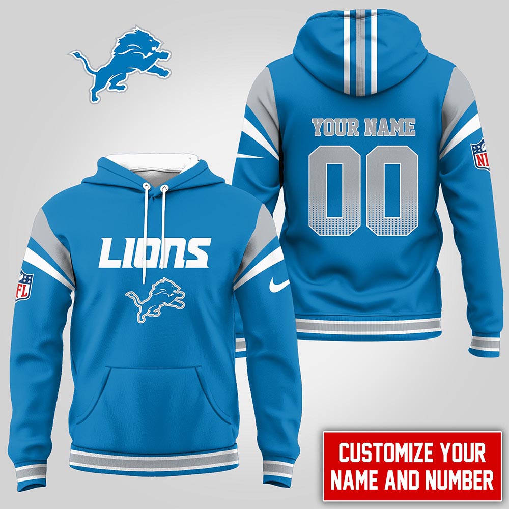 Buildercar - Detroit Lions | Premium NFL Customized Hoodie