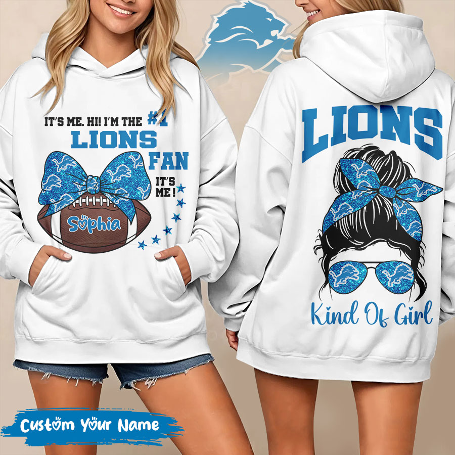 Buildercar - Detroit Lions Premium NFL KIndianapolis Colts Of Girl Hoodie