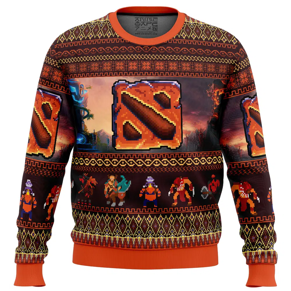 Buildercar - Dire Dota 2 Ugly Christmas Sweater