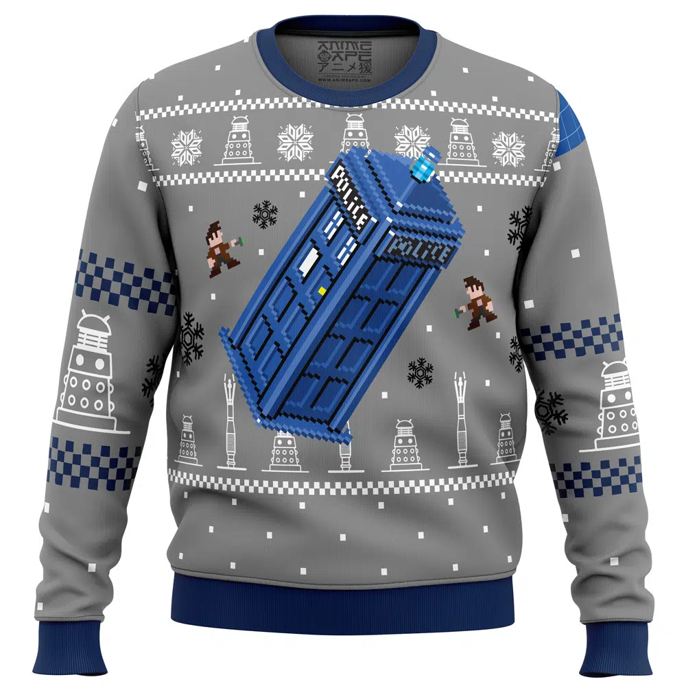 Buildercar - Doctor Who Ugly Christmas Sweater