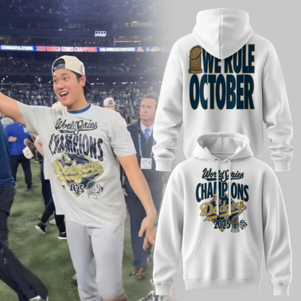 Buildercar - Dodgers 2025 World Series Champions Hoodie V1 NAK