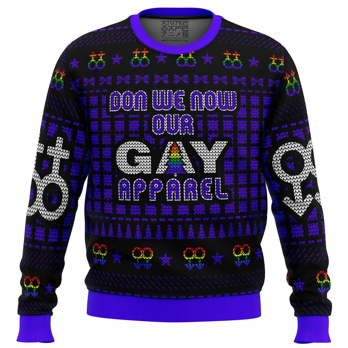 Buildercar - Don We Now Our Gay Apparel LGBT Ugly Christmas Sweater