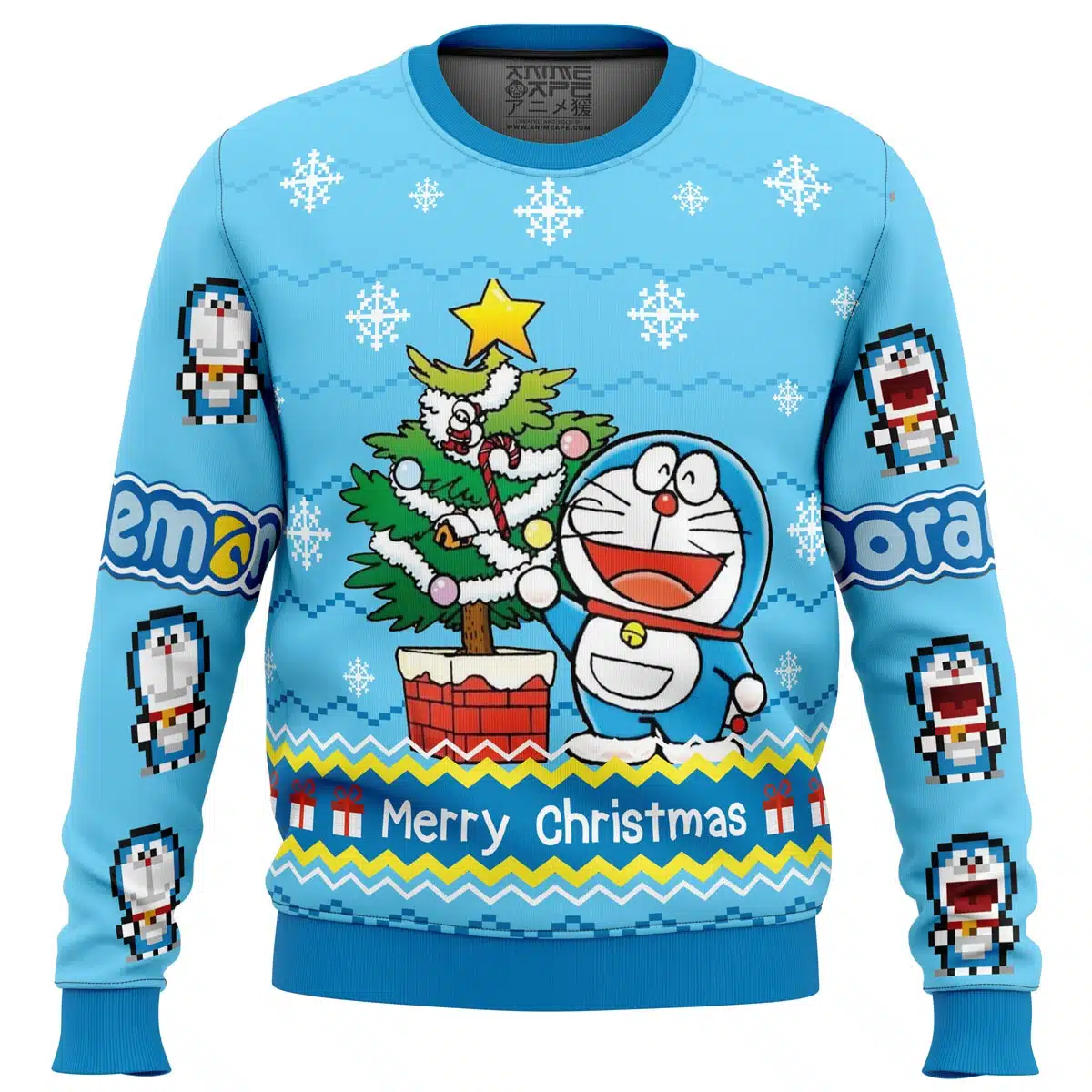 Buildercar - Doraemon Ugly Christmas Sweater