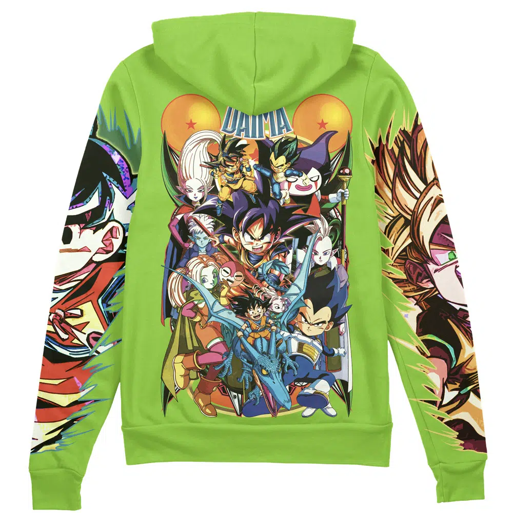 Buildercar - Dragon Ball Daima Streetwear Zip Hoodie Jacket