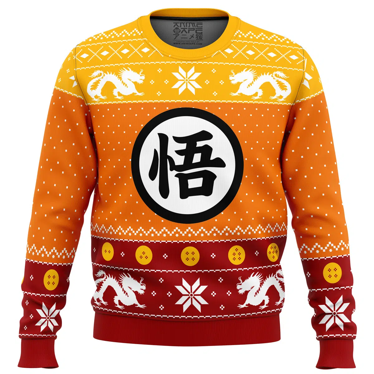 Buildercar - Dragon Ball Z Goku Christmas Ugly Christmas Sweater