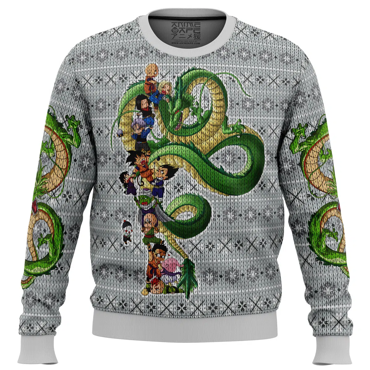 Buildercar - Dragon Ball Z Play with the Dragon Ugly Christmas Sweater