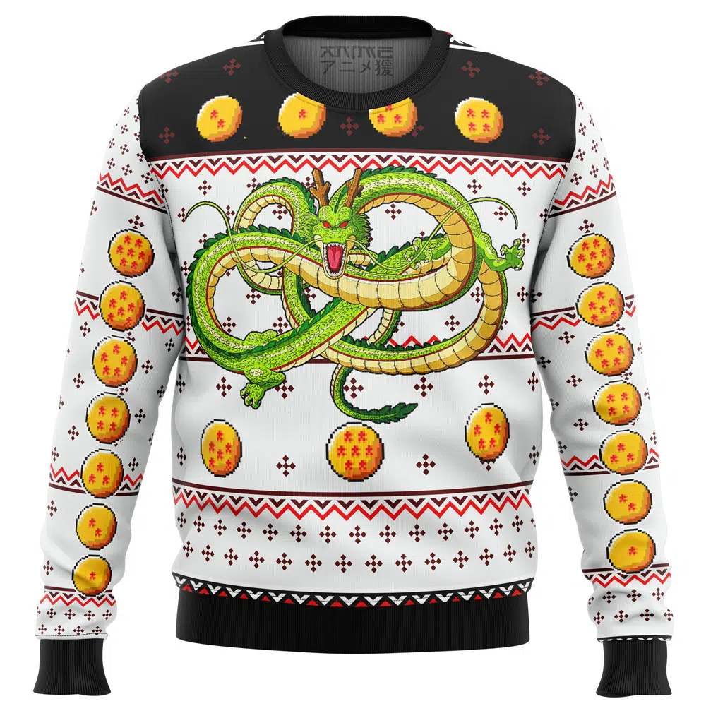 Buildercar - Dragon Ball Z Shenron Ugly Christmas Sweater