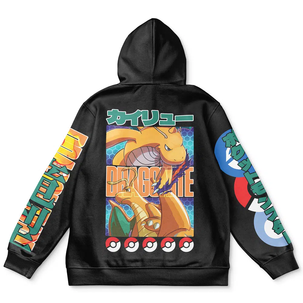 Buildercar - Dragonite Pokemon Streetwear Hoodie