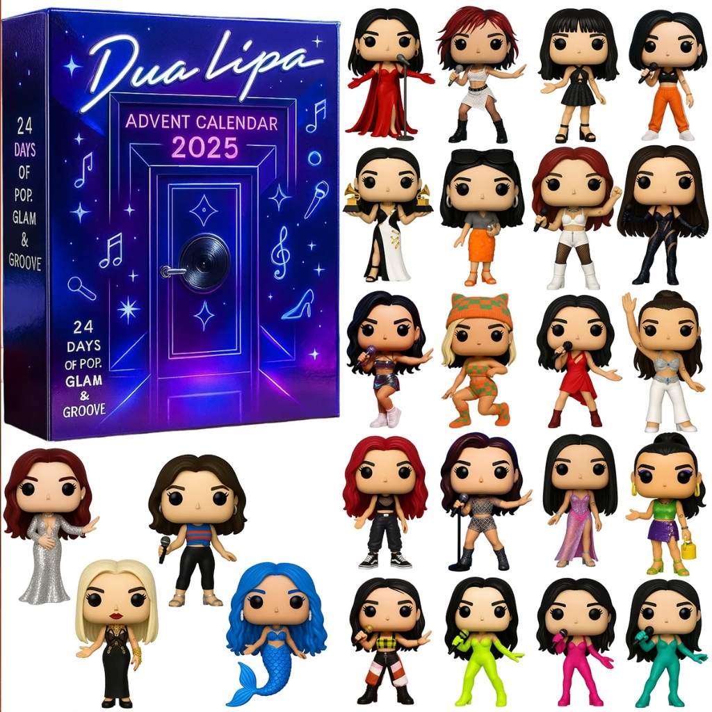 Buildercar - Dua Lipa Advent Calendar 2025 - 24 Days of Pop, Glam & Groove -2D Acrylic