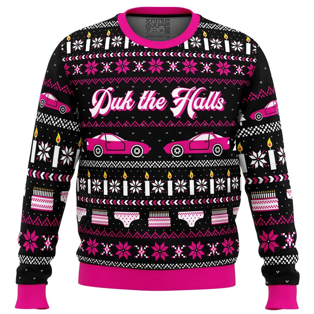 Buildercar - Duk the Halls Sixteen Candles Ugly Christmas Sweater