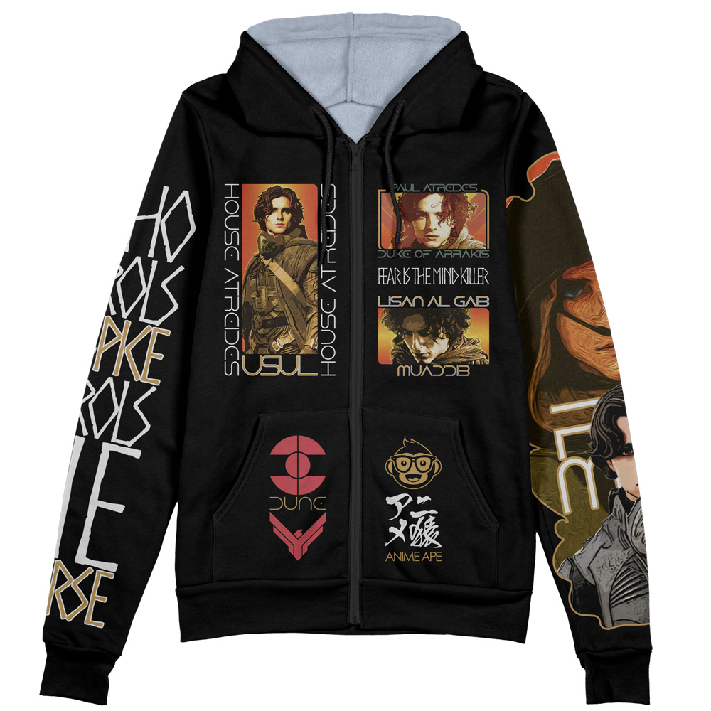 Buildercar - Dune Streetwear Zip Hoodie Jacket - Image 2