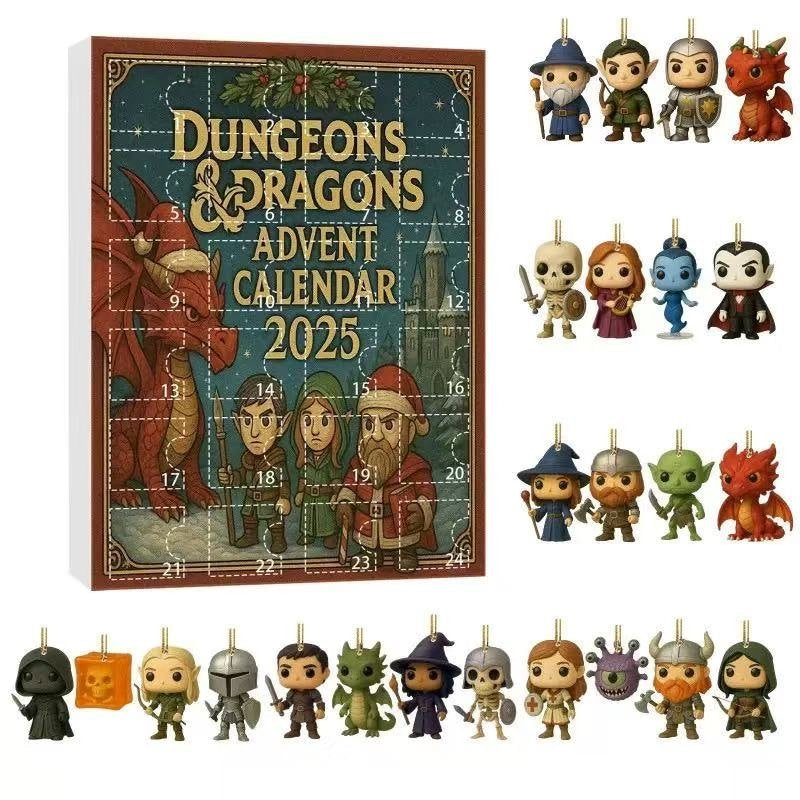 Buildercar - Dungeons & Dragons Advent Calendar 2025 -2D Acrylic