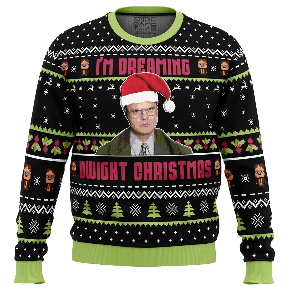 Buildercar - Dwight Christmas The Office Ugly Christmas Sweater