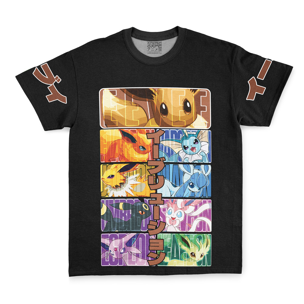 Buildercar - Eeveelution Pokemon Streetwear T-Shirt