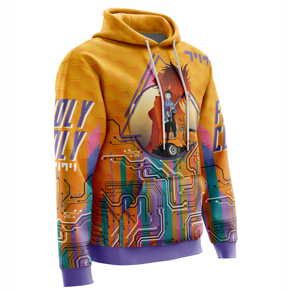 Buildercar - Electric FLCL Hoodie - Image 2