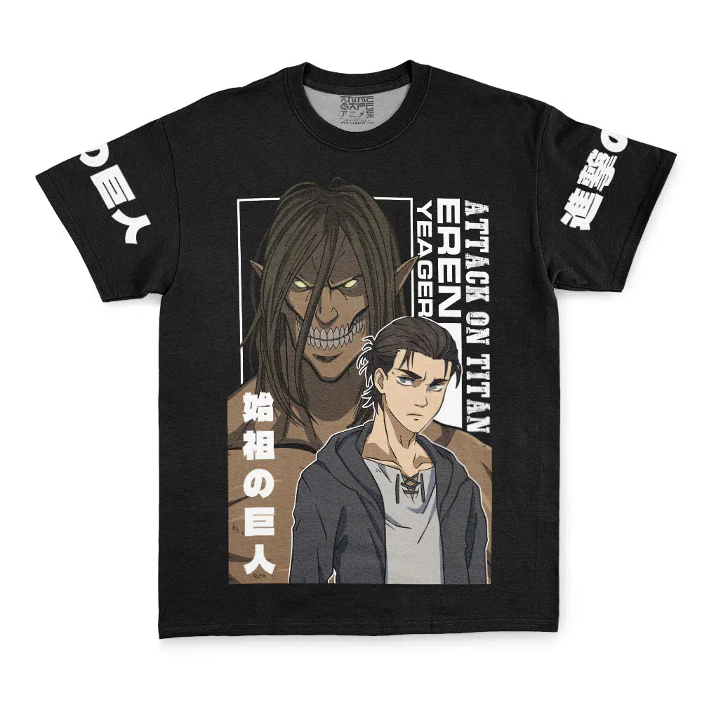 Buildercar - Eren Yeager I'll Exterminate Attack On Titan Streetwear T-Shirt