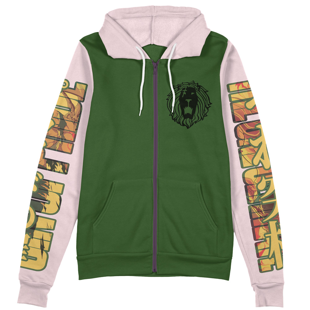 Buildercar - Escanor Seven Deadly Sins Streetwear Zip Hoodie Jacket - Image 2