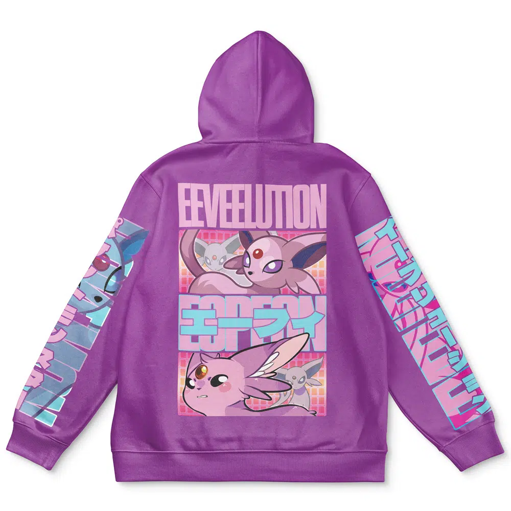 Buildercar - Espeon Pokemon Streetwear Hoodie