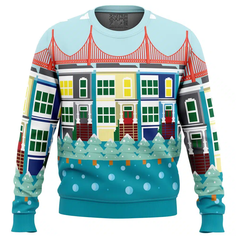 Buildercar - Everywhere Full House Ugly Christmas Sweater