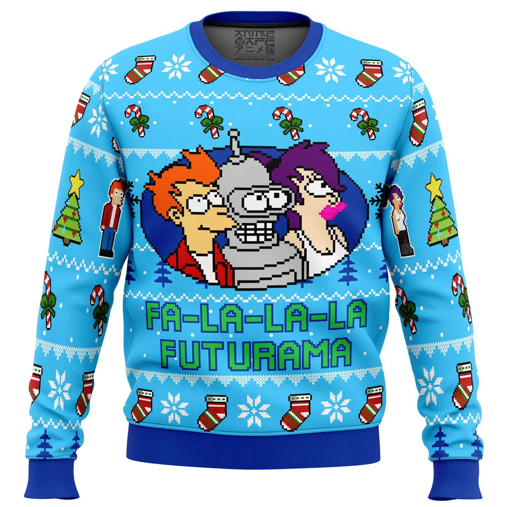 Buildercar - Fa-La-La-La Futurama Ugly Christmas Sweater