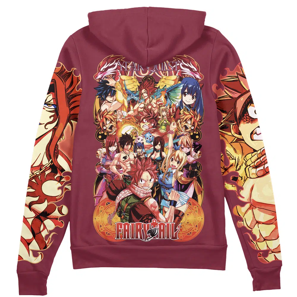 Buildercar - Fairy Tail 100-Year Quest Streetwear Zip Hoodie Jacket