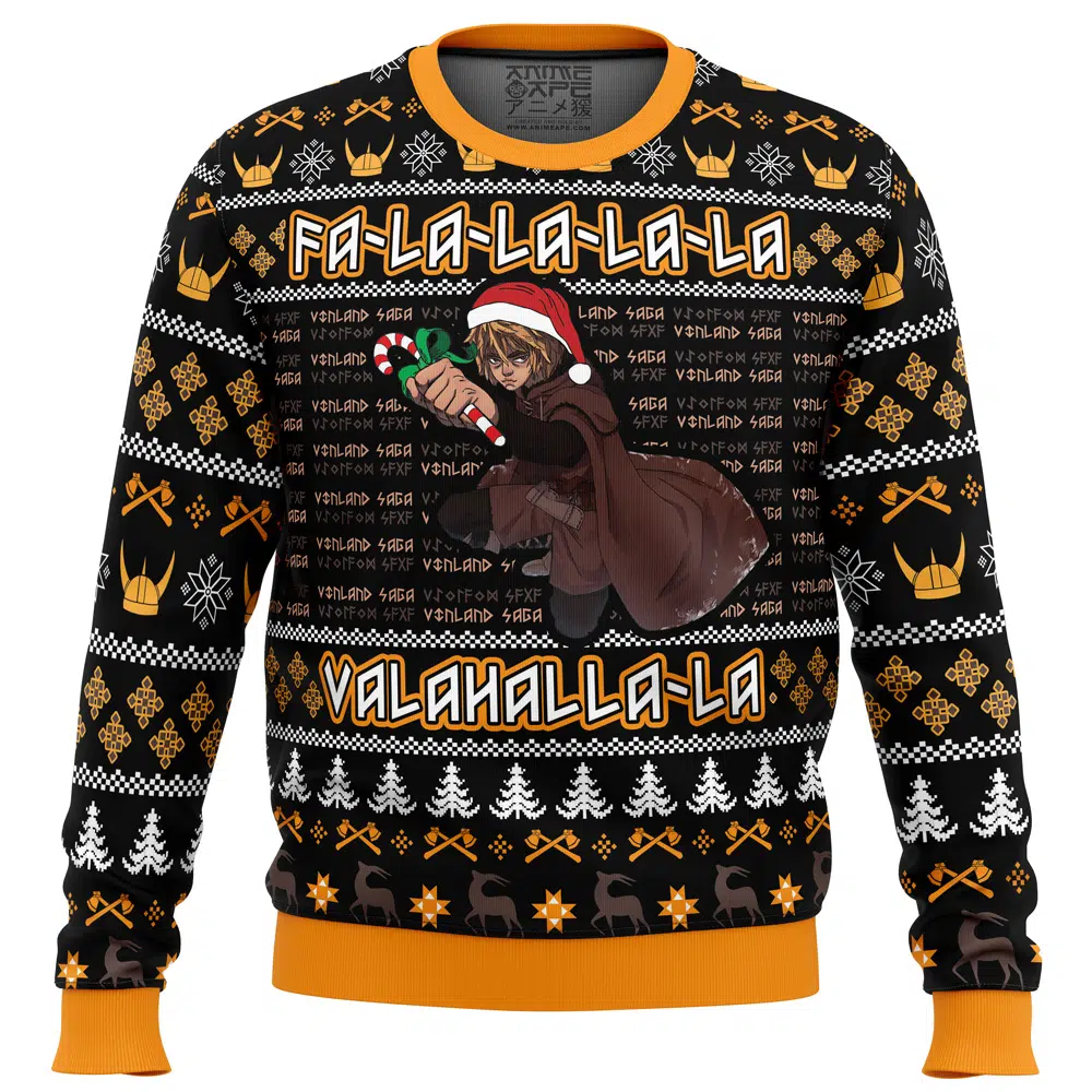 Buildercar - Falalala Valahalla Vinland Saga Christmas Sweater