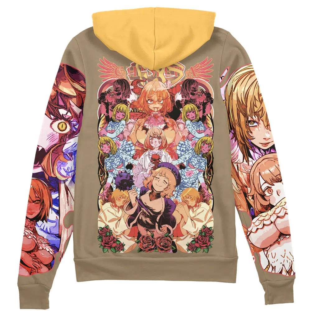 Buildercar - Falin Touden Delicious in Dungeon Streetwear Zip Hoodie Jacket
